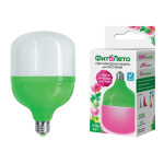 Лампа для растений Био М80-20W-Е27 UNIEL LED-M80-20W/SPSB/E27/FR PLS55GR