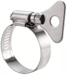 Хомут бабочка 18-32мм 12мм бабочка металл