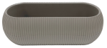 Горшок для цветов Кашпо Пиканто 1,3л овальное М3210 французский серый