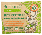 Средство для выгребных ям и септиков Зеленый пакет