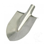 Лопата штыковая б/ч 2мм с ребром жесткости нержавейка