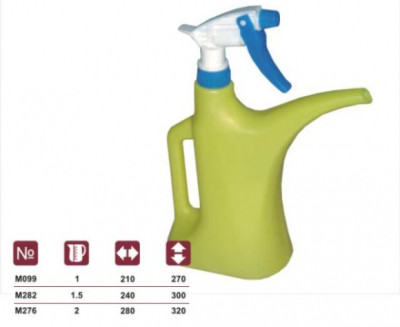 Лейка садовая пласт. 1,0л с распылителем М099