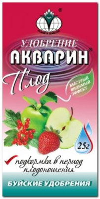 Удобрение Акварин Плод 25г Буйский Химзавод