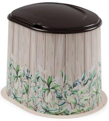 Туалет дачный пластмассовый Летний день М3023