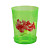 Горшок для Орхидеи 3,5л с подст. прозрачный зеленый М1455