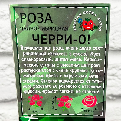 Роза чайно-гибридная ЧЕРРИ-О описание