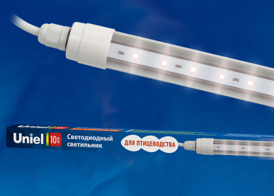 Лампа для яйценоскости UNIEL 10W ULY-P60-10W-SCEP-K IP65 DC24V WHITE