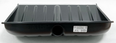 Лопата снеговая Батыр пластмассовая 480*400мм черная с алюмин. кромкой