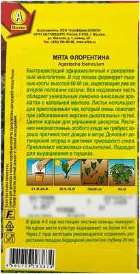 Мята ФЛОРЕНТИНА АЭЛИТА описание
