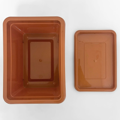 Горшок для цветов прямоугольный 3л (3)