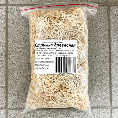 Стружка древесная, декоративная, сосновая 2,5л (2)