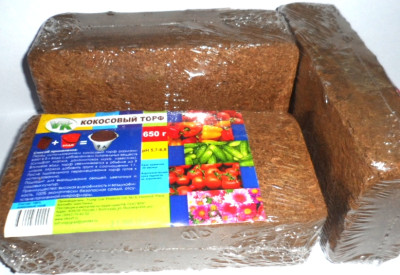 Кокосовый субстракт брикет 7л Файбер Фемили