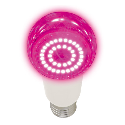 Лампа для растений Био А60-14W-Е27 UNIEL LED-А60-14W/SPSB/E27/CL PLP30WH