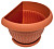 Горшок для цветов Ливия настенная 3,6л 220мм с подст. терракот М3111