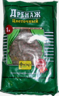 Дренаж керамзит 1л Цветочный мелкий ФАСКО